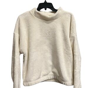 Women's Cream Soft Fleece Top